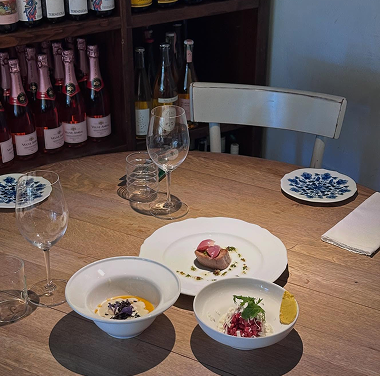 Tris di antipasti di mare e terra